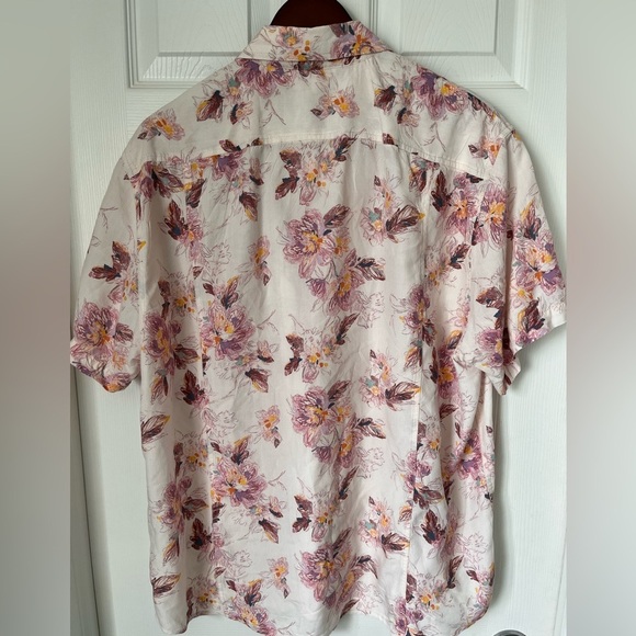 Mens Corridor New York Novella Floral Vacation Shirt XL - Picture 10 of 13